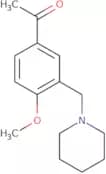 1-[4-Methoxy-3-(piperidin-1-ylmethyl)phenyl]ethan-1-one