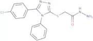 2-{[5-(4-Chlorophenyl)-4-phenyl-4H-1,2,4-triazol-3-yl]sulfanyl}acetohydrazide