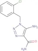 5-Amino-1-[(2-chlorophenyl)methyl]-1H-1,2,3-triazole-4-carboxamide