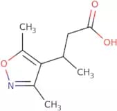 3-(Dimethyl-1,2-oxazol-4-yl)butanoic acid