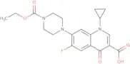 1-Cyclopropyl-7-[4-(ethoxycarbonyl)piperazin-1-yl]-6-fluoro-4-oxo-1,4-dihydroquinoline-3-carboxyli…