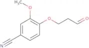 3-Methoxy-4-(3-oxopropoxy)benzonitrile