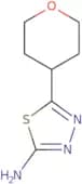 5-(Oxan-4-yl)-1,3,4-thiadiazol-2-amine
