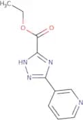 Ethyl 3-(pyridin-3-yl)-1H-1,2,4-triazole-5-carboxylate