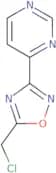 4-[5-(Chloromethyl)-1,2,4-oxadiazol-3-yl]pyrimidine