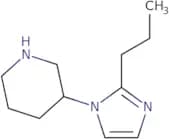 3-(2-Propyl-1H-imidazol-1-yl)piperidine