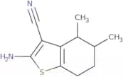 2-Amino-4,5-dimethyl-4,5,6,7-tetrahydro-1-benzothiophene-3-carbonitrile