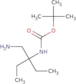 tert-Butyl N-[3-(aminomethyl)pentan-3-yl]carbamate