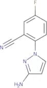 2-(3-Amino-1H-pyrazol-1-yl)-5-fluorobenzonitrile
