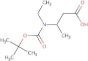 3-{[(tert-Butoxy)carbonyl](ethyl)amino}butanoic acid