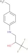 3-[(4-Ethylphenyl)amino]-1,1,1-trifluoropropan-2-ol