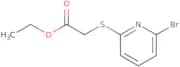 Ethyl 2-[(6-bromopyridin-2-yl)sulfanyl]acetate
