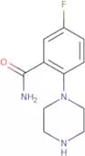 5-Fluoro-2-(piperazin-1-yl)benzamide