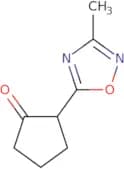 2-(3-Methyl-1,2,4-oxadiazol-5-yl)cyclopentan-1-one