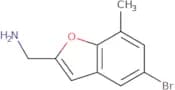 (5-Bromo-7-methyl-1-benzofuran-2-yl)methanamine