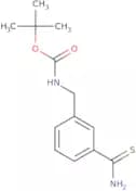 tert-Butyl N-[(3-carbamothioylphenyl)methyl]carbamate