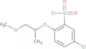 5-Chloro-2-[(1-methoxypropan-2-yl)oxy]benzene-1-sulfonyl chloride