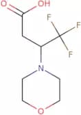 4,4,4-Trifluoro-3-(morpholin-4-yl)butanoic acid