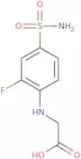 2-[(2-Fluoro-4-sulfamoylphenyl)amino]acetic acid