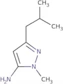 1-Methyl-3-(2-methylpropyl)-1H-pyrazol-5-amine
