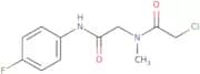 2-Chloro-N-{[(4-fluorophenyl)carbamoyl]methyl}-N-methylacetamide