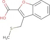 3-[(Methylsulfanyl)methyl]-1-benzofuran-2-carboxylic acid