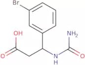 3-(3-Bromophenyl)-3-(carbamoylamino)propanoic acid
