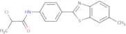 2-Chloro-N-[4-(6-methyl-1,3-benzothiazol-2-yl)phenyl]propanamide