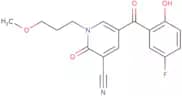 5-(5-Fluoro-2-hydroxybenzoyl)-1-(3-methoxypropyl)-2-oxo-1,2-dihydropyridine-3-carbonitrile