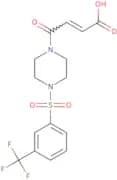 4-Oxo-4-{4-[3-(trifluoromethyl)benzenesulfonyl]piperazin-1-yl}but-2-enoic acid