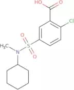 2-Chloro-5-[cyclohexyl(methyl)sulfamoyl]benzoic acid