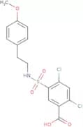 2,4-Dichloro-5-{[2-(4-methoxyphenyl)ethyl]sulfamoyl}benzoic acid