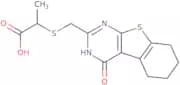 2-[({3-Oxo-8-thia-4,6-diazatricyclo[7.4.0.0,2,7]trideca-1(9),2(7),5-trien-5-yl}methyl)sulfanyl]pro…