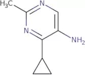 4-Cyclopropyl-2-methylpyrimidin-5-amine