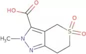 2-Methyl-2,4,6,7-tetrahydrothiopyrano[4,3-c]pyrazole-3-carboxylic acid 5,5-dioxide