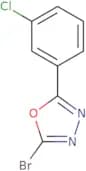 2-Bromo-5-(3-chlorophenyl)-1,3,4-oxadiazole