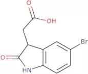 2-(5-Bromo-2-oxo-2,3-dihydro-1H-indol-3-yl)acetic acid