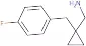 {1-[(4-Fluorophenyl)methyl]cyclopropyl}methanamine