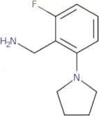 [2-Fluoro-6-(pyrrolidin-1-yl)phenyl]methanamine