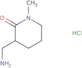 3-(Aminomethyl)-1-methyl-2-piperidinone hydrochloride