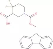 1-{[(9H-Fluoren-9-yl)methoxy]carbonyl}-4,4-difluoropiperidine-3-carboxylic acid