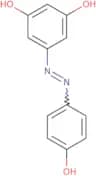 (E)-5-((4-Hydroxyphenyl)diazenyl)benzene-1,3-diol