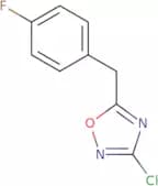3-Chloro-5-[(4-fluorophenyl)methyl]-1,2,4-oxadiazole