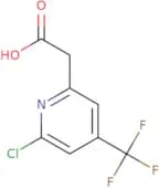 2-[6-Chloro-4-(trifluoromethyl)pyridin-2-yl]acetic acid