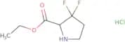 Ethyl 3,3-difluoropyrrolidine-2-carboxylate hydrochloride