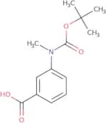 3-{[(tert-butoxy)carbonyl](methyl)amino}benzoic acid