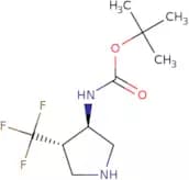 rac-tert-butyl N-[(3R,4S)-4-(trifluoromethyl)pyrrolidin-3-yl]carbamate, trans