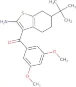 6-tert-Butyl-3-(3,5-dimethoxybenzoyl)-4,5,6,7-tetrahydro-1-benzothiophen-2-amine