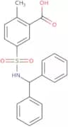 5-[(Diphenylmethyl)sulfamoyl]-2-methylbenzoic acid