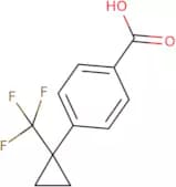 4-[1-(Trifluoromethyl)cyclopropyl]benzoic acid
